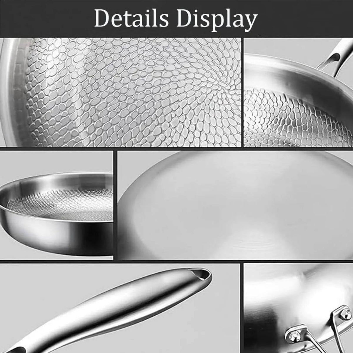 Belro titanium non-stick, non-toxic cookware pan for kitchen and dining, showcasing a sleek, durable design.