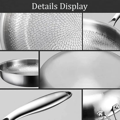 Belro titanium non-stick, non-toxic cookware pan for kitchen and dining, showcasing a sleek, durable design.