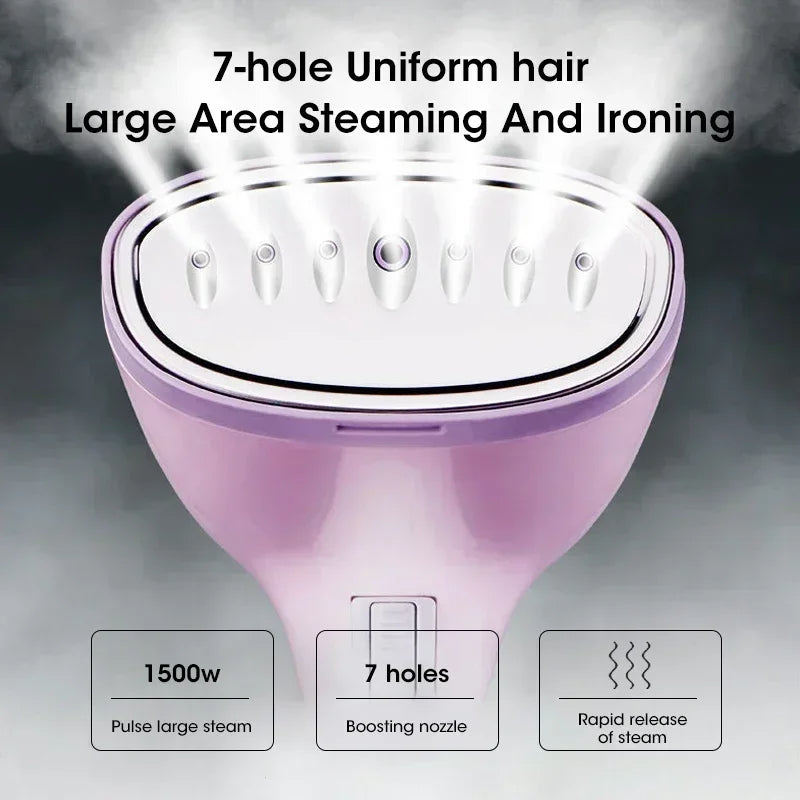Belro handheld clothes steamer for men, compact and easy to use for wrinkle-free shirts and garments.