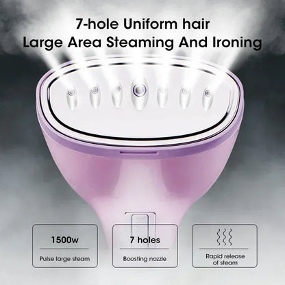 Belro handheld clothes steamer for men, compact and easy to use for wrinkle-free shirts and garments.