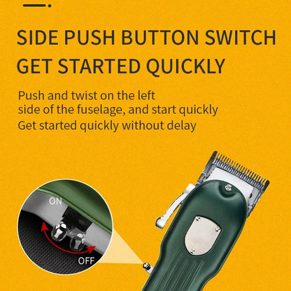 Belro professional dog hair clipper with all-metal body, rechargeable design, suitable for grooming pets.