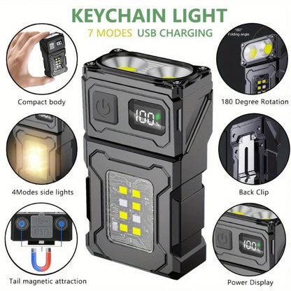 Belro pocket flashlight with compact design, black exterior, and LED light for portable illumination.
