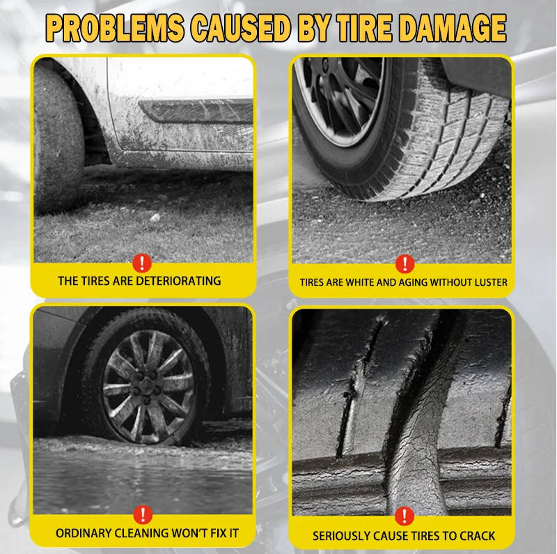 Belro 2-set Tire Shine Spray for home and garden decor, showing bottles with shiny tire surface in a clean, organized display.