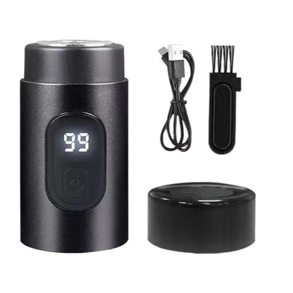 Belro mini portable electric shaver with compact design and foil blades, perfect for on-the-go personal grooming.