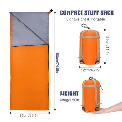 Belro adult sleeping bag laid out with its insulated interior visible, suitable for camping and outdoor adventures.