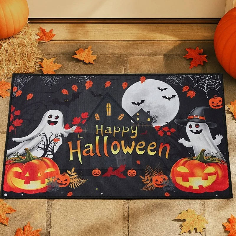 Belro Halloween doormat with spooky design, perfect for home decor and garden entrance during Halloween season.
