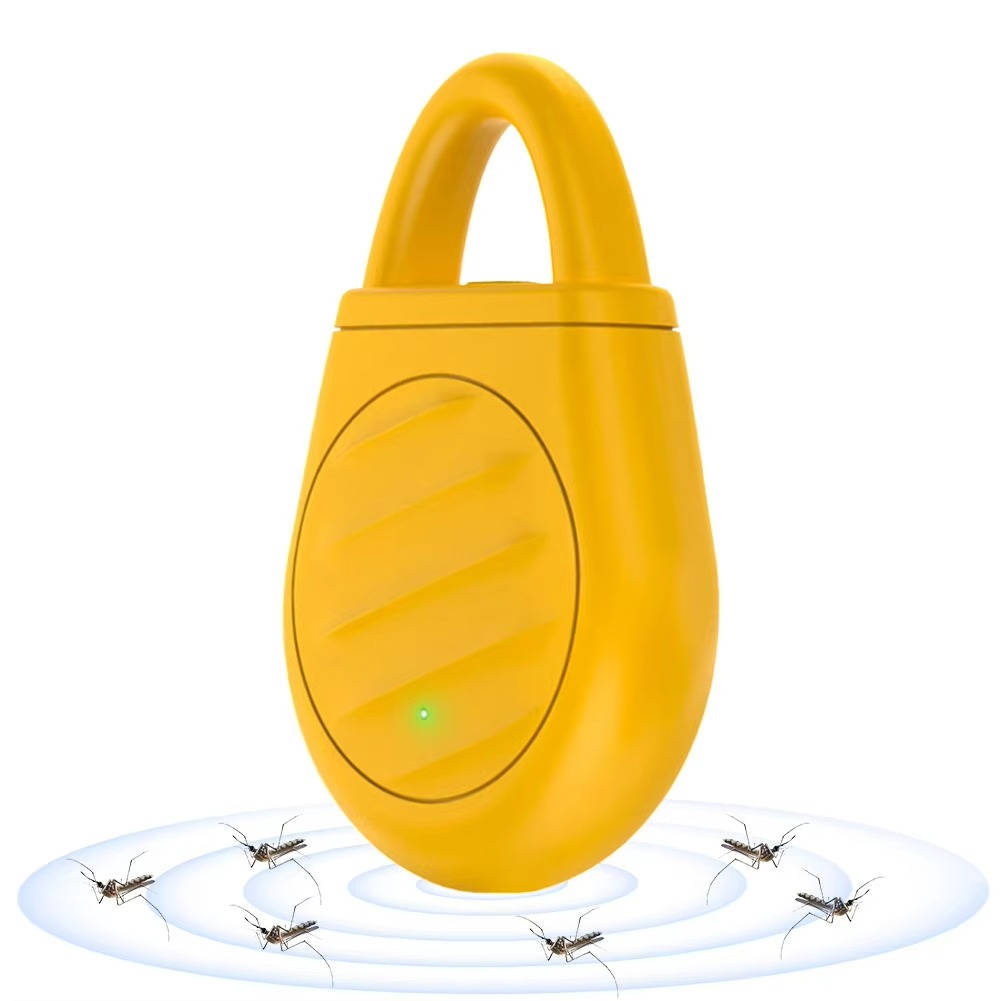 Belro ultrasonic mosquito repellent device for outdoor pest control, shown mounted in a garden setting.