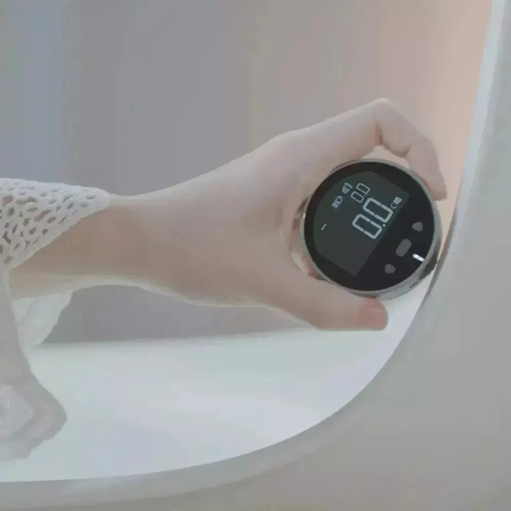 Digital tape measure by Belro with a digital display, measuring length in a compact handheld tool for precise measurements.
