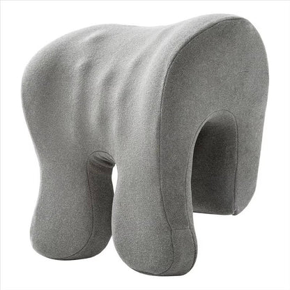 Belro office chair headrest pillow attached to a desk chair, providing neck support and comfort during work.