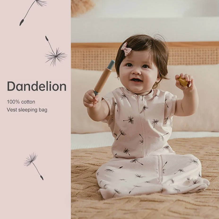 Belro baby sleeping bag in soft sleepwear clothing, designed for cozy and safe nighttime rest for infants.