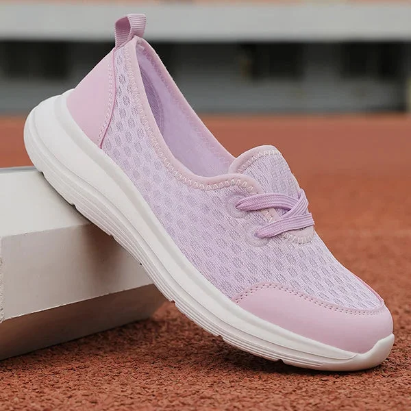 Women’s soft sole mesh orthopedic shoes by Belro, featuring breathable mesh uppers and cushioned comfort for daily wear.
