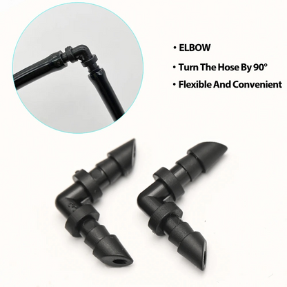 Belro drip irrigation system with automatic timer, showing hoses and sprinklers for efficient garden watering in tools and hardware.