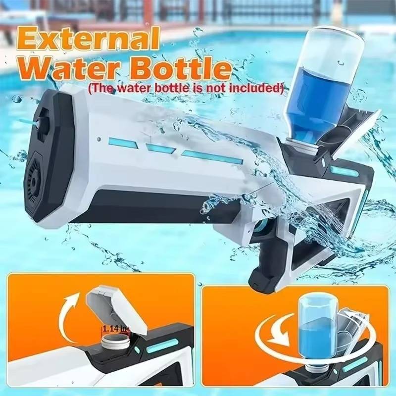 Belro electric water gun for outdoor play, colorful toy ideal for kids' water fights and outdoor fun