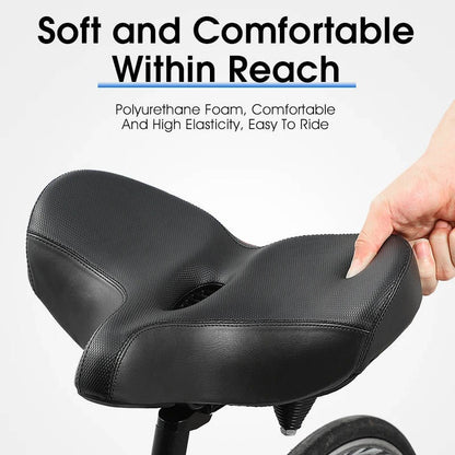 Belro comfortable bike saddle designed for long rides, featuring ergonomic padding and durable outdoor-friendly materials.