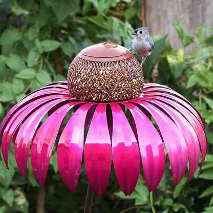 Belro outdoor flower bird feeder with decorative floral design, suitable for garden decor and attracting birds to your outdoor space.