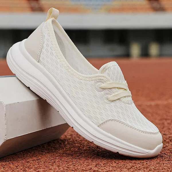 Women’s soft sole mesh orthopedic shoes by Belro with breathable fabric and cushioned insoles for comfortable health and beauty wear.