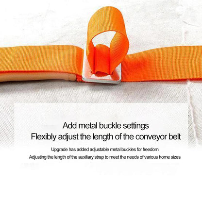 Belro men's moving furniture straps in clothing, featuring adjustable straps and padded handles for secure lifting and transporting furniture.