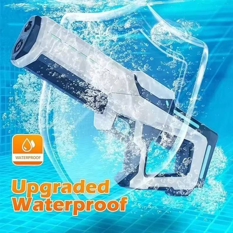 Belro electric water gun for outdoor play, colorful toy water blaster perfect for kids' summer fun and outdoor water games