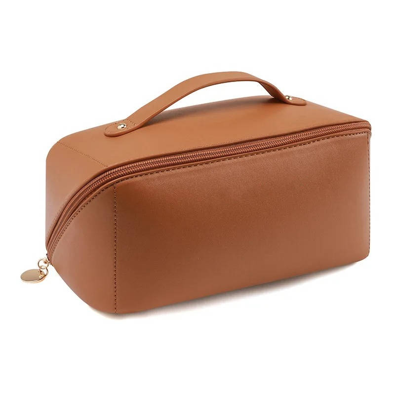 Belro cosmetics storage bag with multiple compartments for organizing makeup and beauty products.