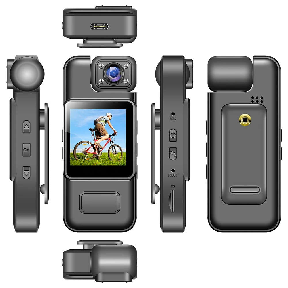 Belro 4K Ultra HD WiFi mini body camera showing compact design with lens and control buttons for discreet recording.