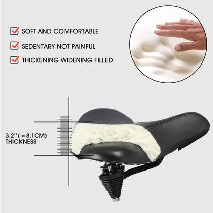 Belro comfortable bike saddle designed for long rides, featuring ergonomic padding and durable outdoor-friendly materials.