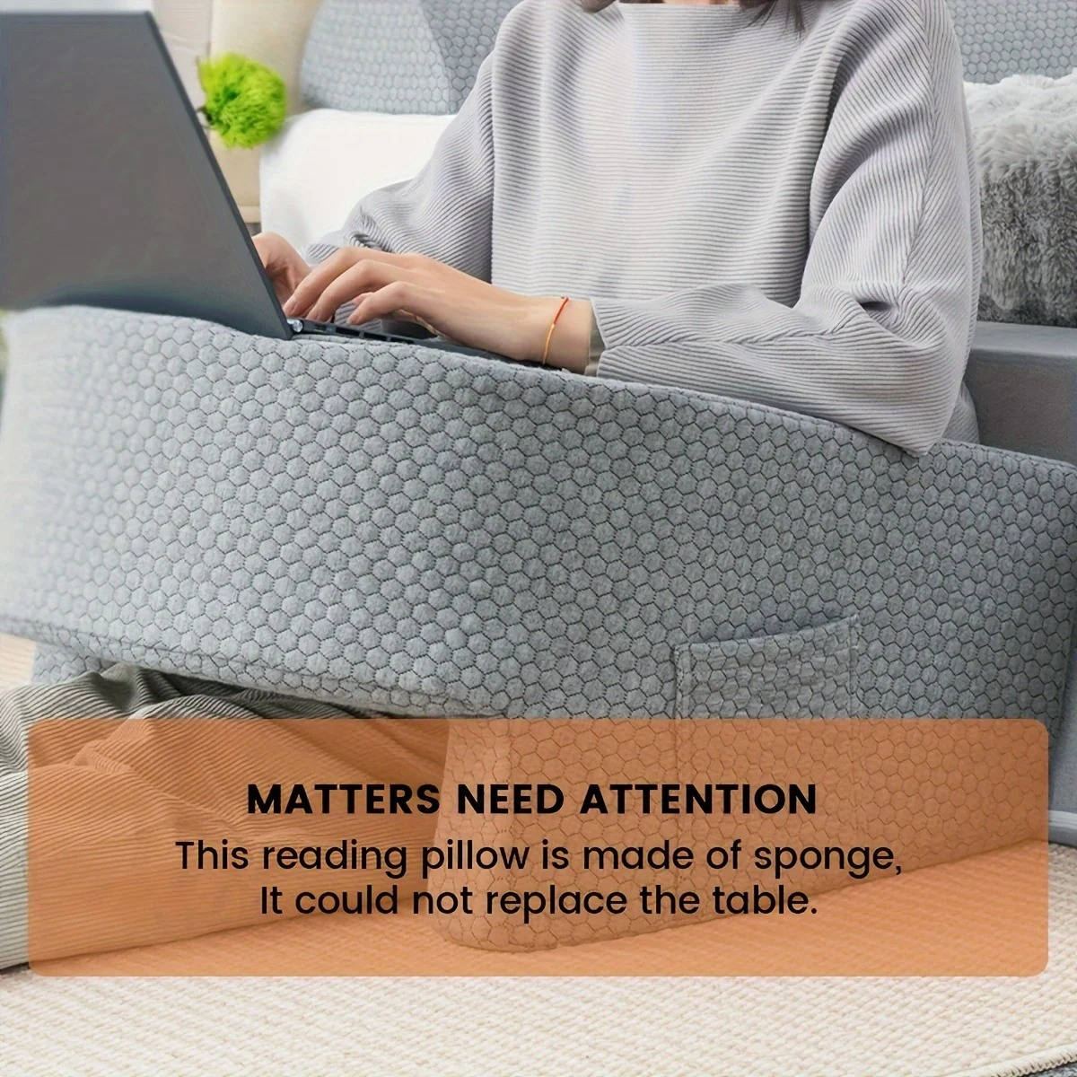 Belro reading pillow for bed, supportive cushion designed for comfortable reading and relaxation in the home.