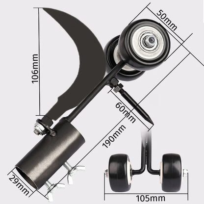 Belro adjustable weed puller tool for garden crevices, designed for men, shown in use with garden soil and weeds.