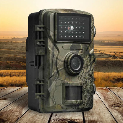 Belro night vision outdoor wildlife trail camera with lens and rugged black body, designed for detecting animals in low light conditions.