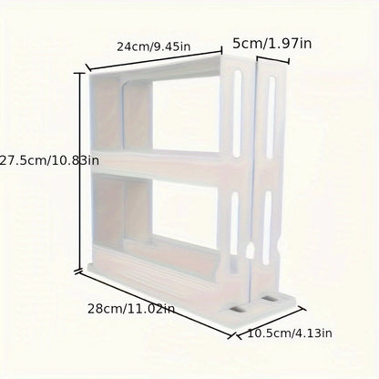 Belro spice rack organizer with swivel shelves for kitchen storage and organization in home and garden kitchen decor.