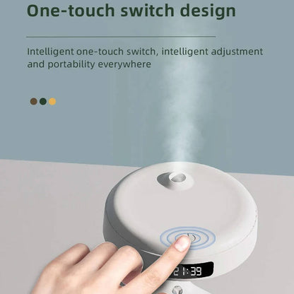 Belro small humidifier in white plastic, compact electronic home appliance for adding moisture to indoor air.