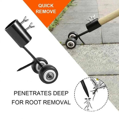 Men's Belro adjustable weed puller tool for garden crevices, featuring a durable handle and ergonomic design.