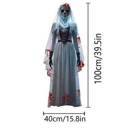 Belro hanging Halloween outdoor decoration with spooky ghost design for home and garden decor.