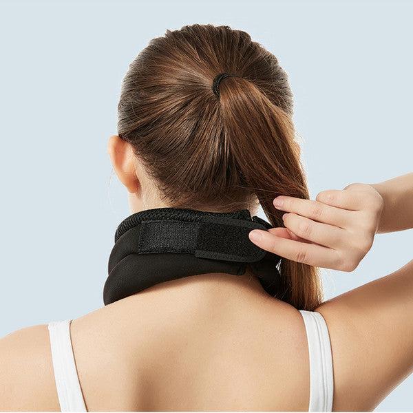 Belro neck brace accessory with adjustable straps, designed for comfort and support in suspenders or medical use.