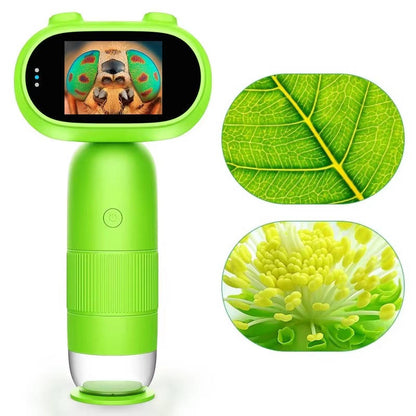 Belro Kids Handheld Microscope with adjustable focus and lightweight design for young explorers to view tiny details.