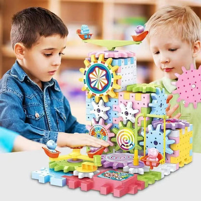 Colorful 263-piece Belro kids building blocks toy set with various shapes and sizes for creative play and construction.