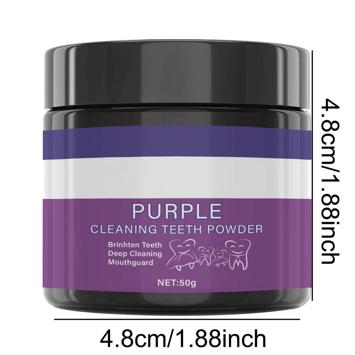 Belro Purple Whitening Toothpaste tube with a white cap, displayed on a clean surface for oral care and teeth whitening.