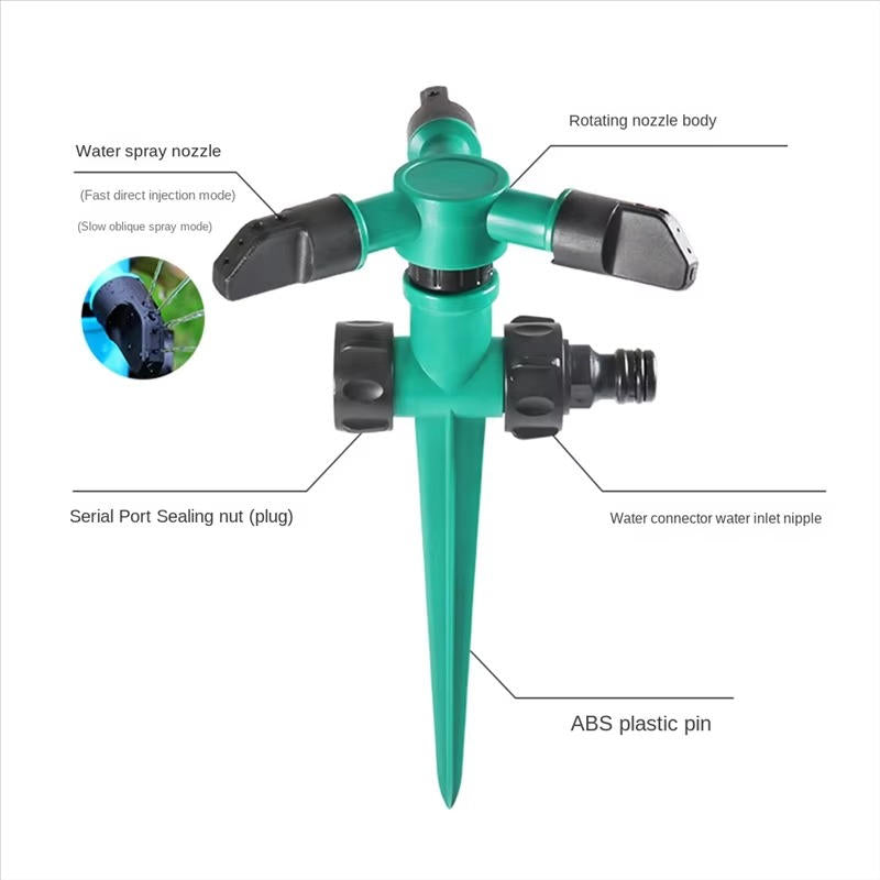 Belro garden sprinkler systems set with five adjustable sprinklers for outdoor lawn irrigation, suitable for home garden watering.