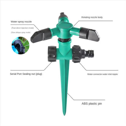 Belro garden sprinkler systems set with five adjustable sprinklers for outdoor lawn irrigation, suitable for home garden watering.