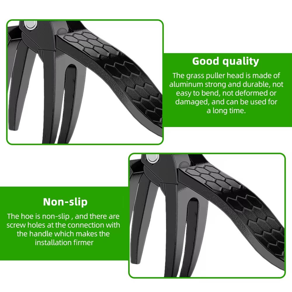 Belro stand up weed puller tool for men, sturdy gardening equipment with ergonomic handle for easy weed removal.