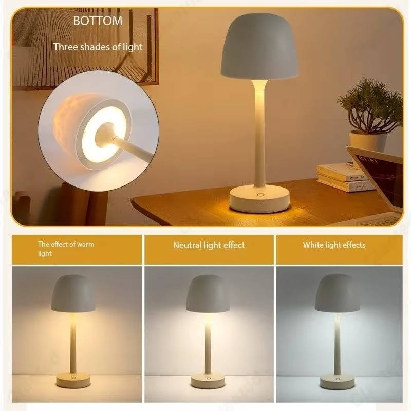 Belro cordless room light projector lamp displaying a starry night sky projection in a modern living space.