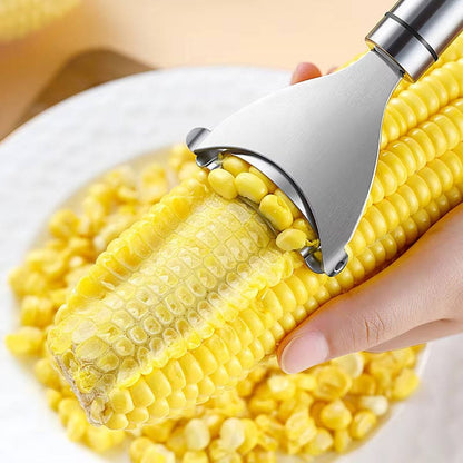 Belro Super Fast Corn Peeler with ergonomic handle and stainless steel blade, designed for quick and easy corn peeling.