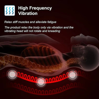 Belro Shiatsu Back Massager displaying adjustable massage nodes and ergonomic design for targeted relief.
