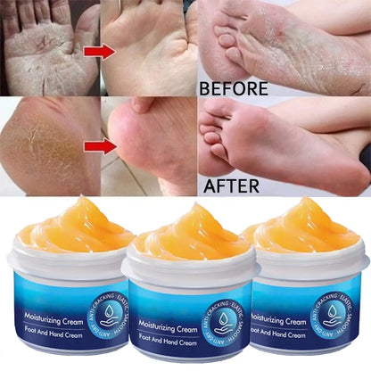 Belro Cracked Foot Heel Treatment 3 pack featuring moisturizing creams for dry, cracked heels and foot skin care.