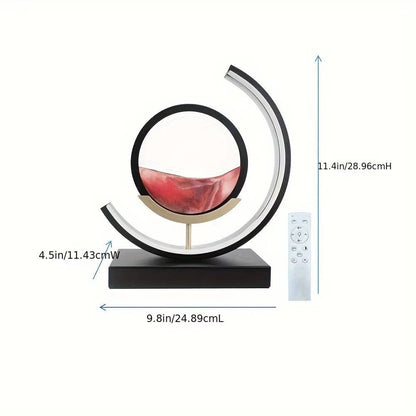 Belro Moving Sand Art decor with colorful flowing sand in a clear glass frame for home and garden decoration.