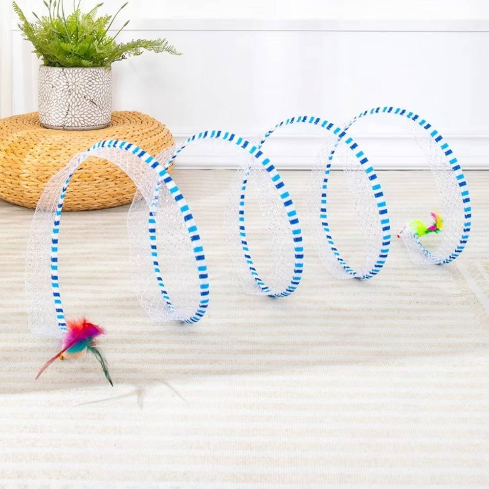 Belro cat hunting toy with colorful feathers and strings, designed to engage and entertain cats during playtime.