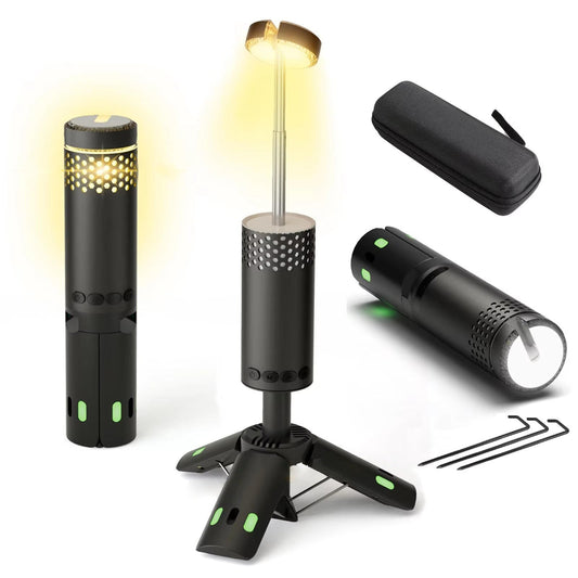 Rechargeable Belro camping light lantern with bright LED illumination, suitable for outdoor camping and emergency lighting.