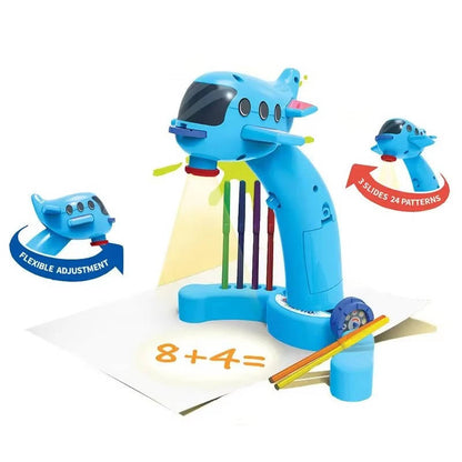 Belro drawing projector for kids, a fun toy for tracing and creating artwork with a compact design and colorful features.