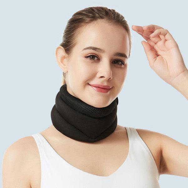 Belro neck brace accessory with adjustable straps and padded support, designed for comfort and stability.
