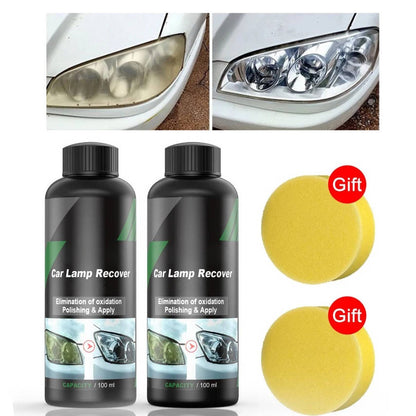 Belro headlight lens restoration kit set of 2 for home and garden decor, includes tools for lens cleaning and restoration.