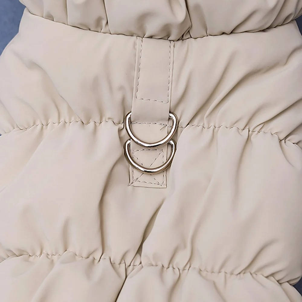 Belro warm winter dog jacket for small and medium dogs, with cozy insulation and adjustable straps for a snug fit.
